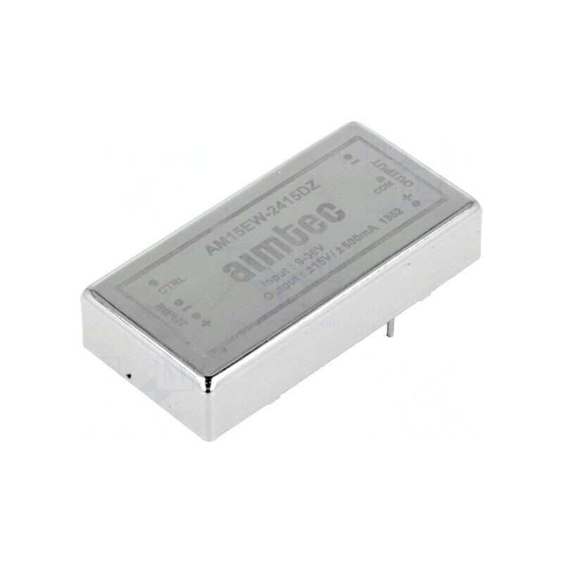 Convertor DC/DC 15W 9-36V la 15V/-15V | Electronic-mag.ro | Componente Electronice