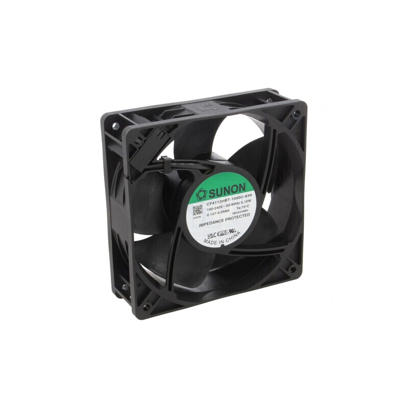 Ventilator axial 230VAC 120x120x38mm 164m3/h 44,9dBA | Electronic-mag.ro | Componente Electronice