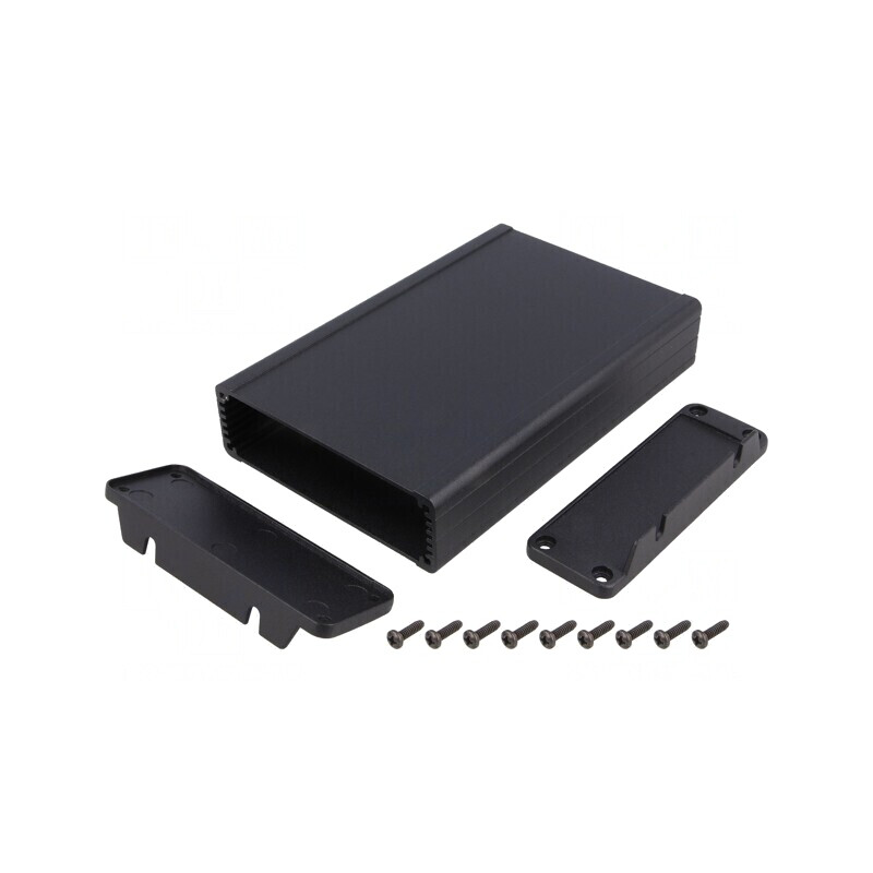 Carcasă cu Panou și Lame de Fixare IP65 104x160mm | Electronic-mag.ro | Componente Electronice