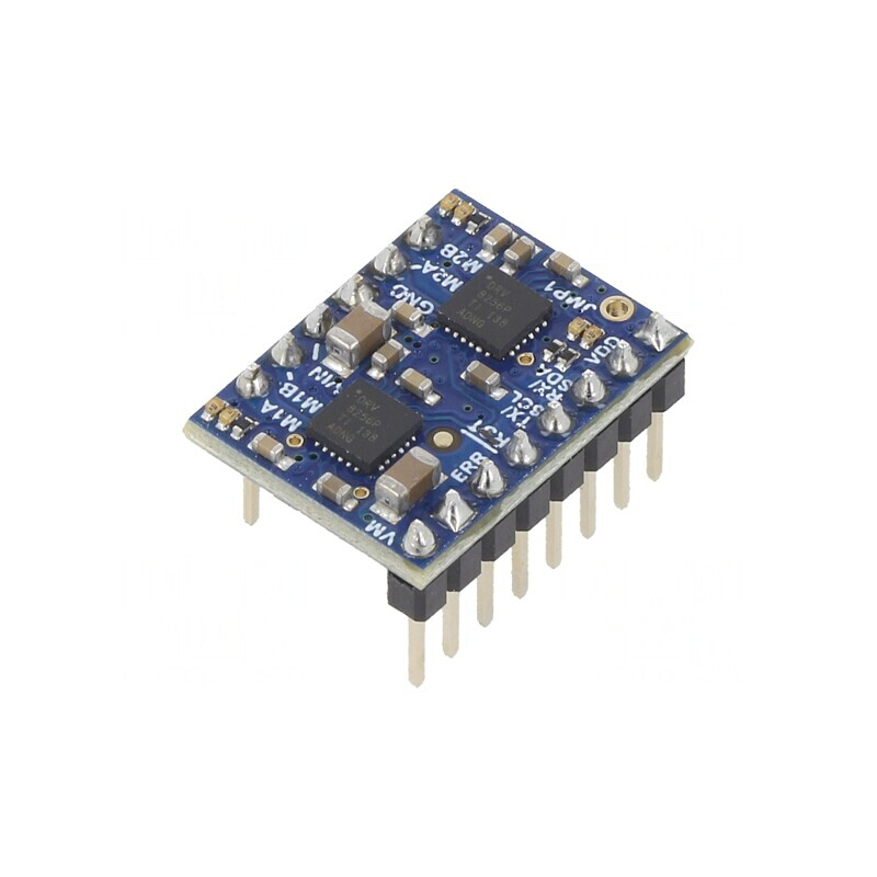 Controler Motor DC Motoron I2C 4.5-48V 2 Canale | Electronic-mag.ro | Componente Electronice