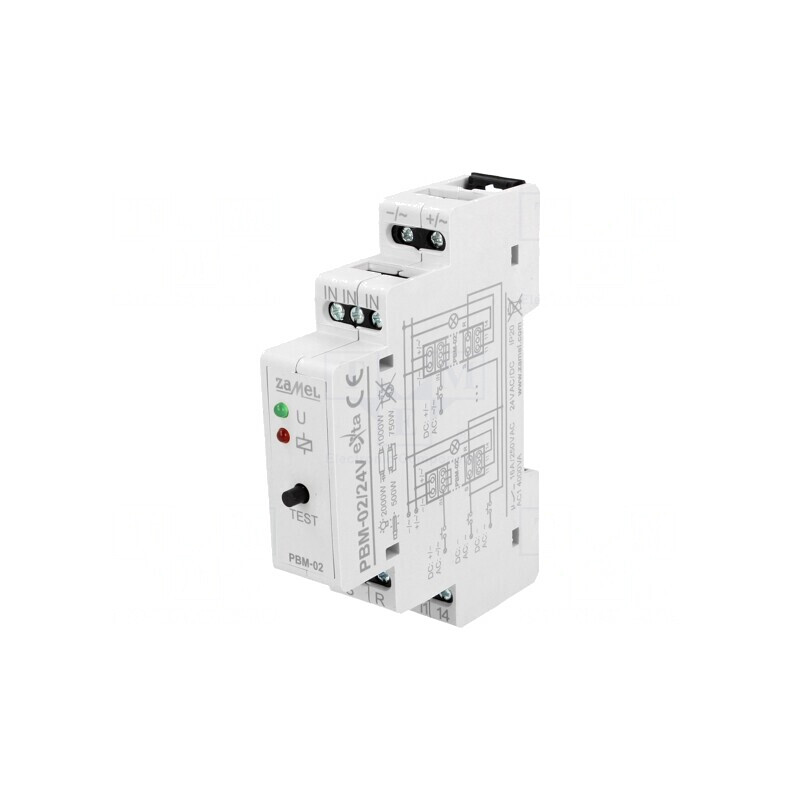 Releu Bistabil pentru Instalații NO 16A IP20 PBM-02/24V | Electronic-mag.ro | Componente Electronice