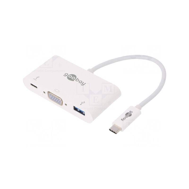 Adaptor USB 3.0 0,15m Alb 60W Full HD | Electronic-mag.ro | Componente Electronice