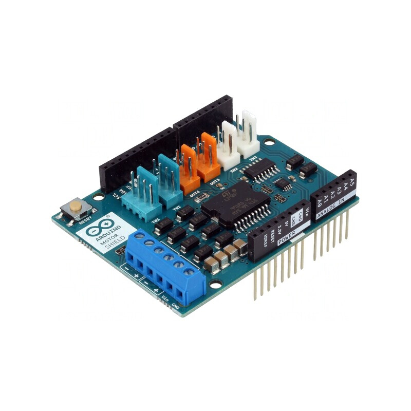 Arduino Motor Shield Rev3 - Modul Extensie Driver Motor L298P | Electronic-mag.ro | Componente Electronice Arduino Motor Shield Rev3 - Modul Extensie Driver Motor L298P | Electronic-mag.ro | Componente Electronice