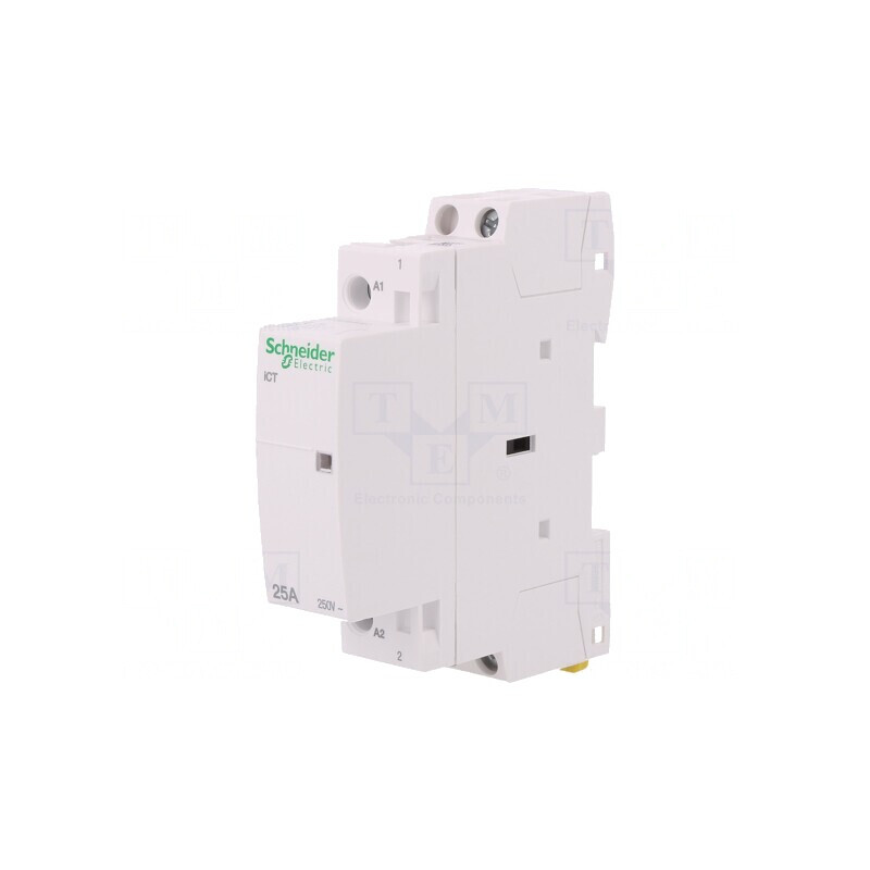 Contactor 1P 25A 220-240VAC NO IP20 500V A9C20631 | Electronic-mag.ro | Componente Electronice