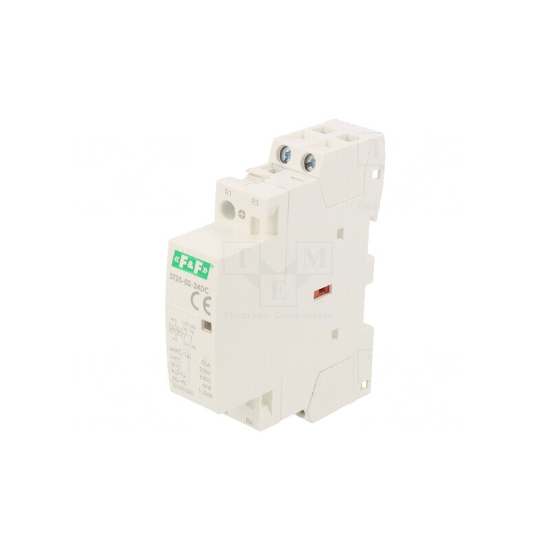Contactor 2-polar 25A 24VDC NC IP20 | Electronic-mag.ro | Componente Electronice Contactor 2-polar 25A 24VDC NC IP20 | Electronic-mag.ro | Componente Electronice