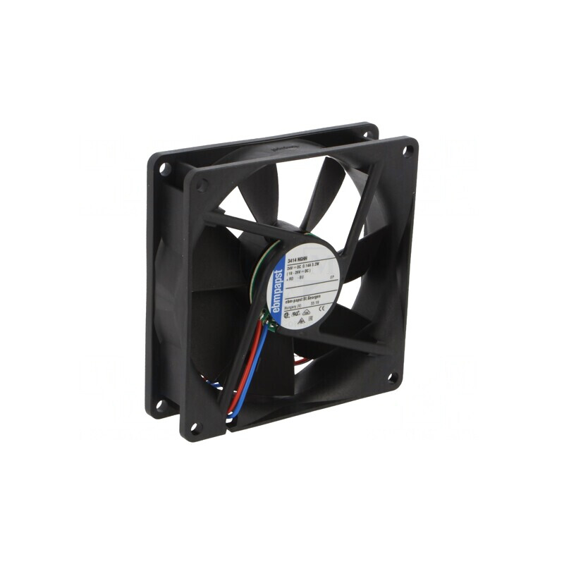 Ventilator Axial 24V DC 92x92x25mm | Electronic-mag.ro | Componente Electronice