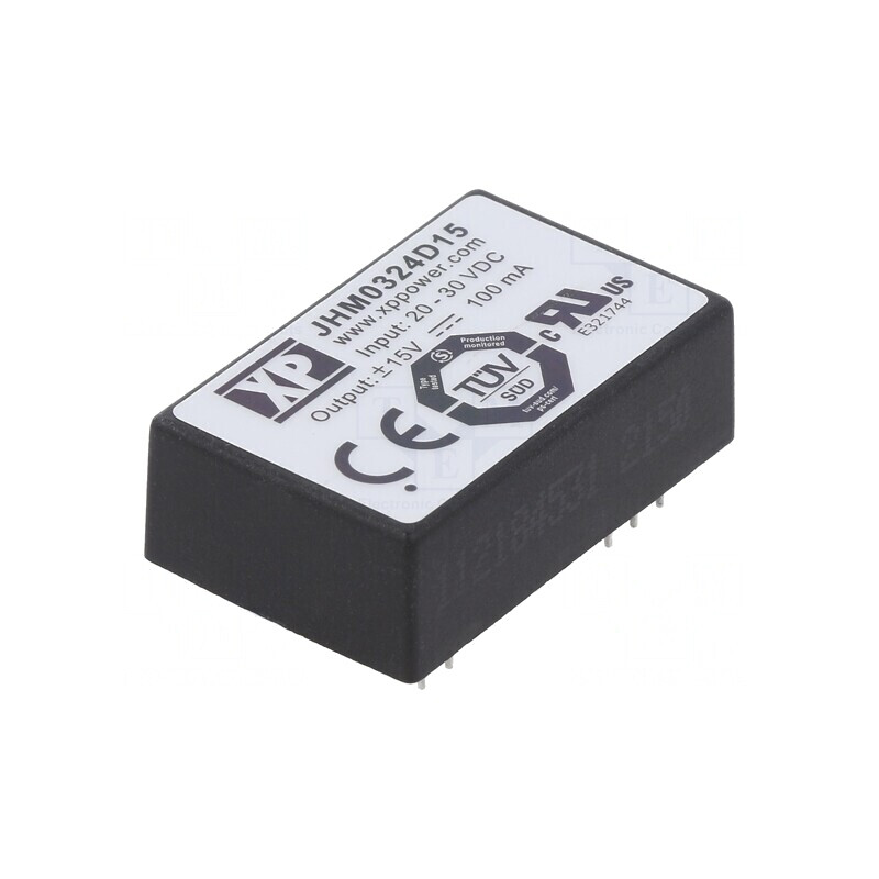 Convertor DC/DC 3W 20-30V la 15V/-15V THT JHM0324D15 | Electronic-mag.ro | Componente Electronice
