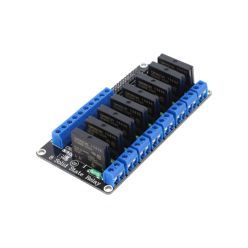 Modul Releu Semiconductor 8 Canale 5V 240V 2A | Electronic-mag.ro | Componente Electronice