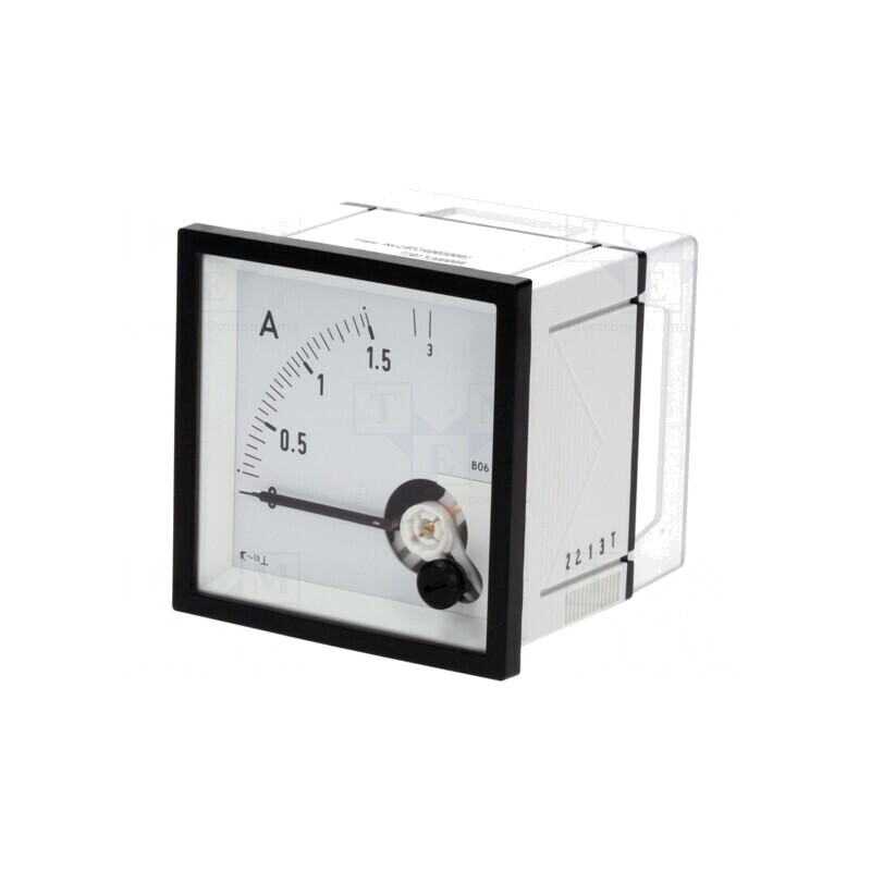 Ampermetru Panou AC 0-3A True RMS Clasa 1.5 | Electronic-mag.ro | Componente Electronice