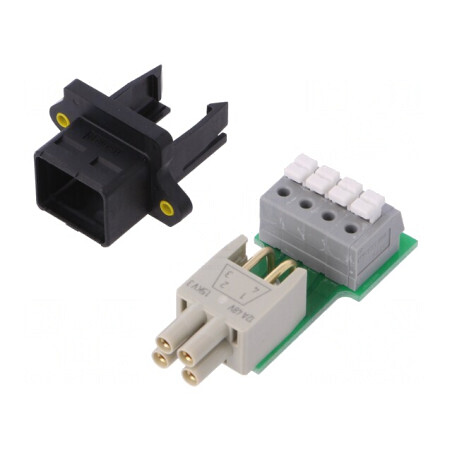 Conector HARTING PushPull V4 WDF 48/12 4p THT | Electronic-mag.ro | Componente Electronice