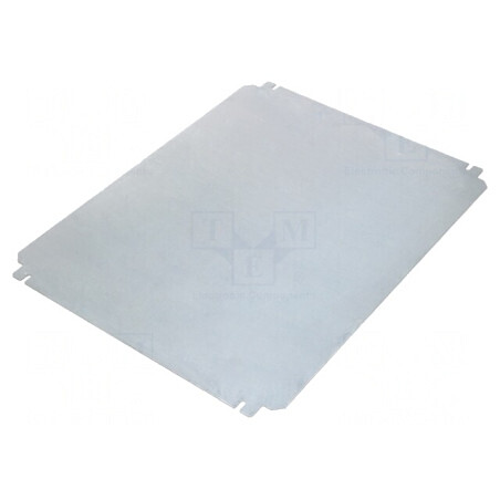 Placă de Montare Oțel Galvanizat 2mm 405x120mm | Electronic-mag.ro | Componente Electronice