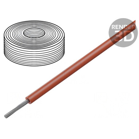 Cablu silicon roșu 150°C 600V 3m 10AWG elastic | Electronic-mag.ro | Componente Electronice