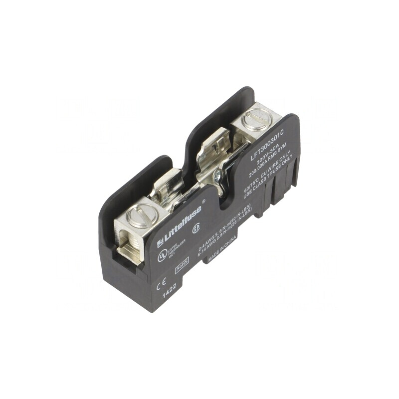 Clemă siguranţe cilindrice 30A 300V pentru şină DIN | Electronic-mag.ro | Componente Electronice
