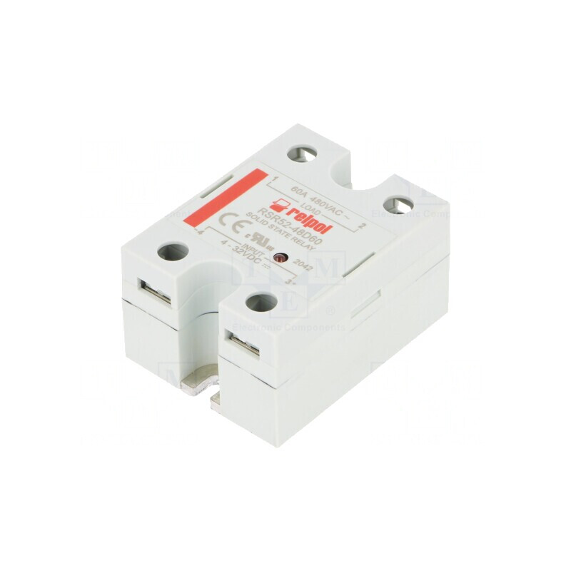 Releu Semiconductor 1-Fazat 60A 48-530VAC | Electronic-mag.ro | Componente Electronice