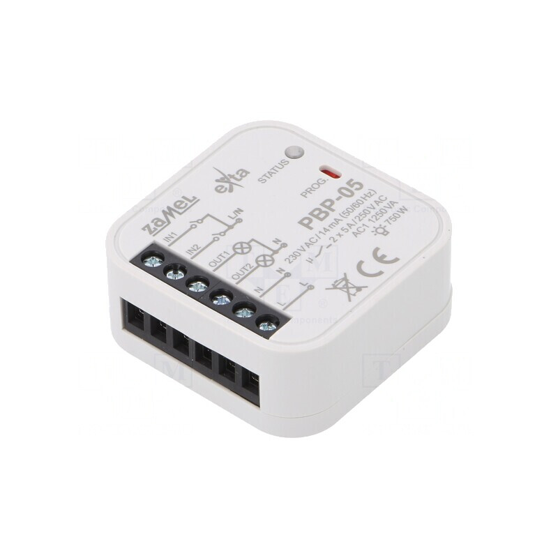 Releu Bistabil pentru Instalații de Impulsuri NO x2 10-55°C | Electronic-mag.ro | Componente Electronice Releu Bistabil pentru Instalații de Impulsuri NO x2 10-55°C | Electronic-mag.ro | Componente Electronice