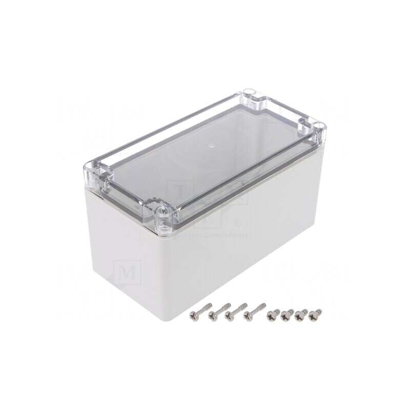 Carcasă universală gri 80x160x85 mm IK08 EURONORD | Electronic-mag.ro | Componente Electronice
