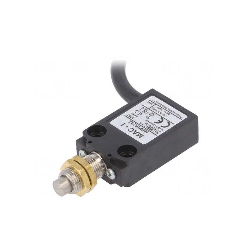 Limitator Cursă Bolt Ø8mm NO NC 5A 240VAC 250VDC MEP1G21Z | Electronic-mag.ro | Componente Electronice