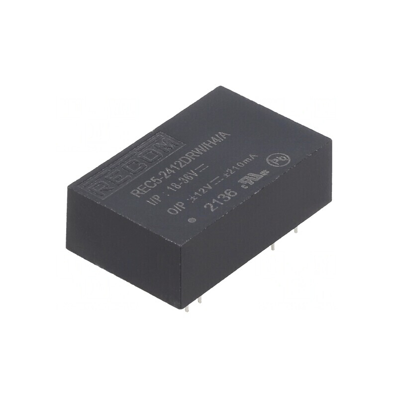 Convertor DC/DC 5W 18-36V la ±12VDC | Electronic-mag.ro | Componente Electronice