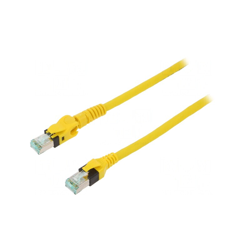 Patch cord galben S/FTP Cat 6a 3m | Electronic-mag.ro | Componente Electronice