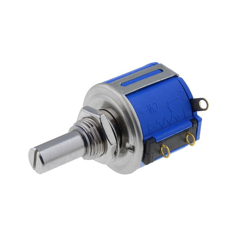 Potențiometru axial multitură 5kΩ 2W lineare | Electronic-mag.ro | Componente Electronice