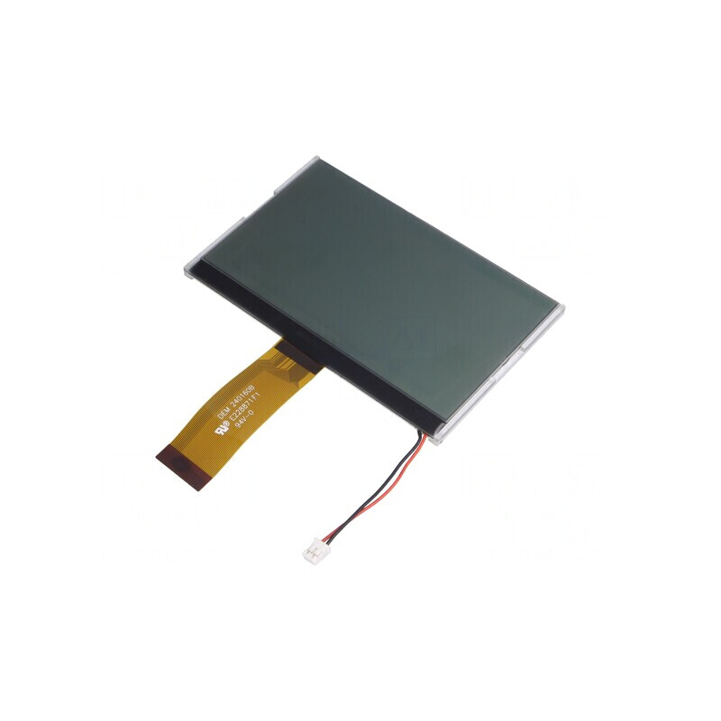 Afișaj LCD grafic 240x160 FSTN Positive 105,5x67,2x4,2mm | Electronic-mag.ro | Componente Electronice