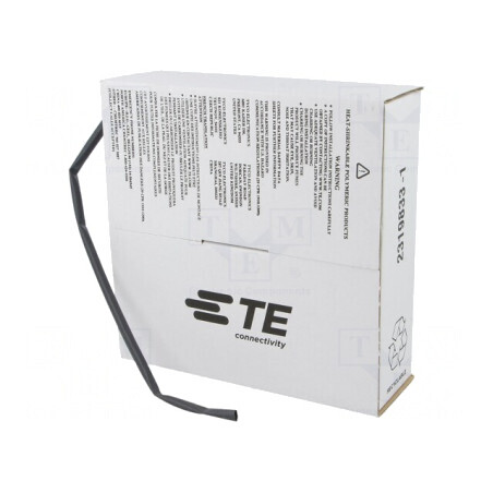 Manşon termocontractabil fără adeziv 2:1 4,8mm 9m negru | Electronic-mag.ro | Componente Electronice