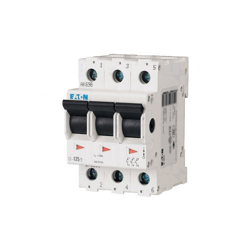 Separator-întrerupător 3 Poli 40A 240VAC pentru şină DIN | Electronic-mag.ro | Componente Electronice
