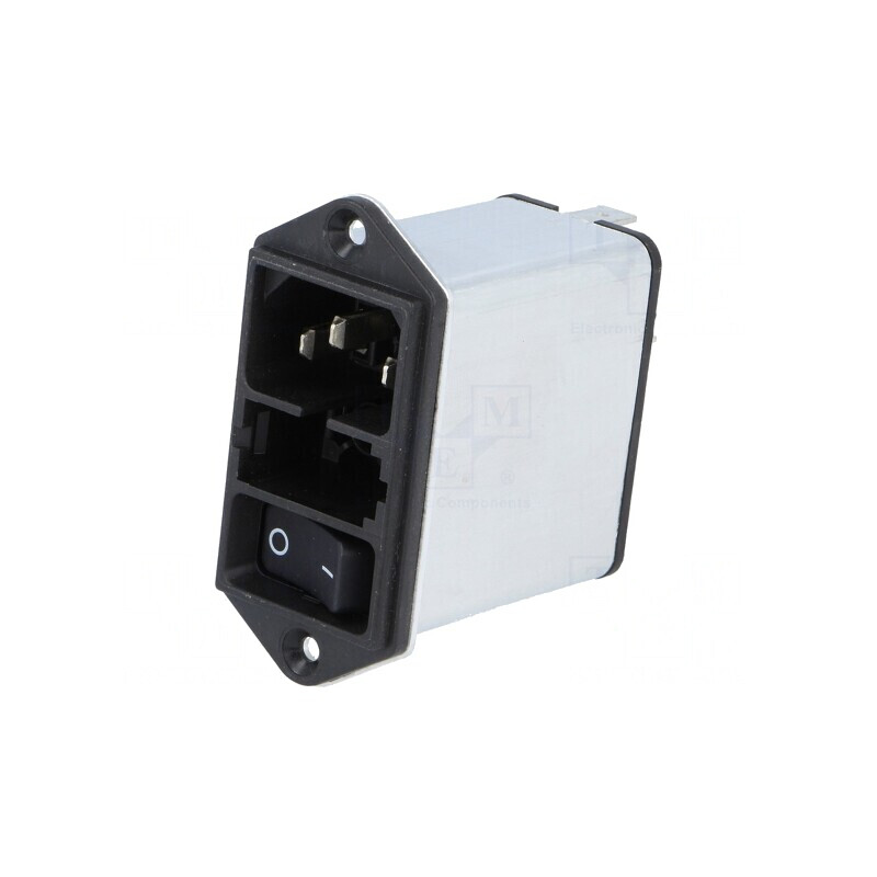 Conector Alimentare AC 8A 250V IEC 60320 | Electronic-mag.ro | Componente Electronice