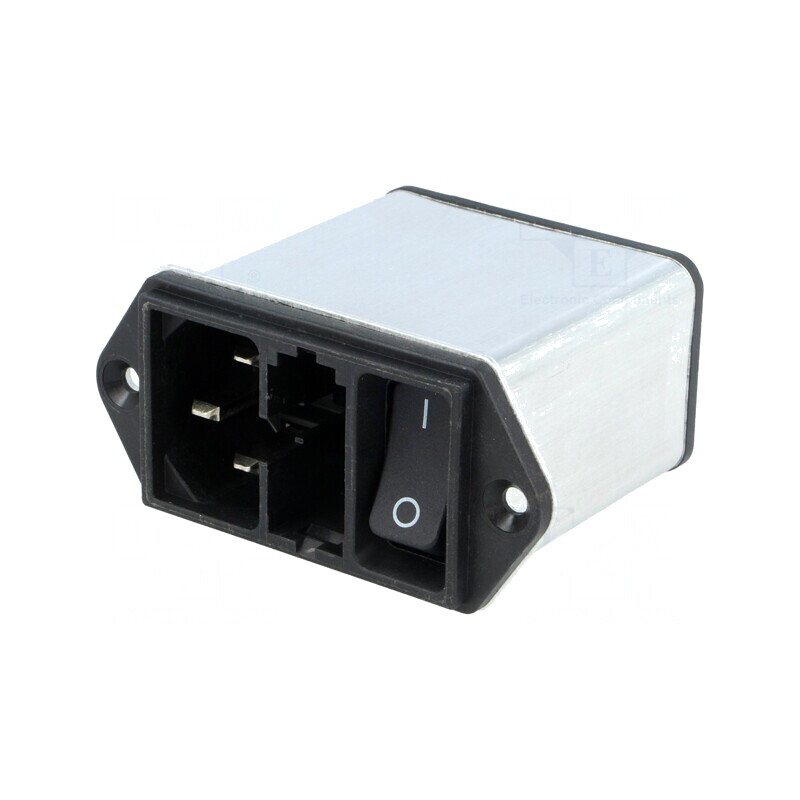 Conector Alimentare AC IEC 60320 10A 250VAC | Electronic-mag.ro | Componente Electronice