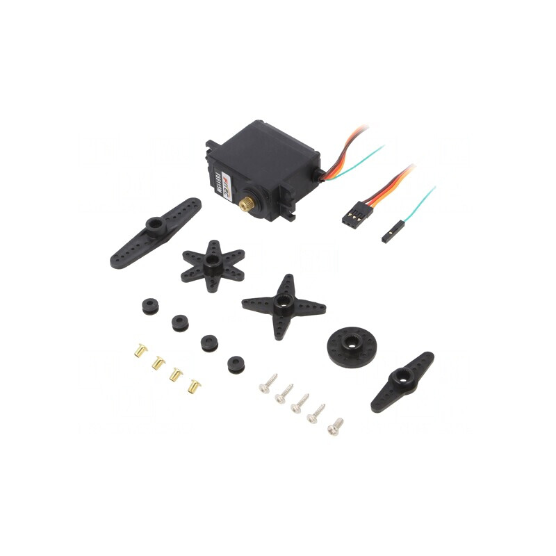 Servomecanism analogic metalic 4,8-6V FEETECH High-Torque FS5115M-FB | Electronic-mag.ro | Componente Electronice