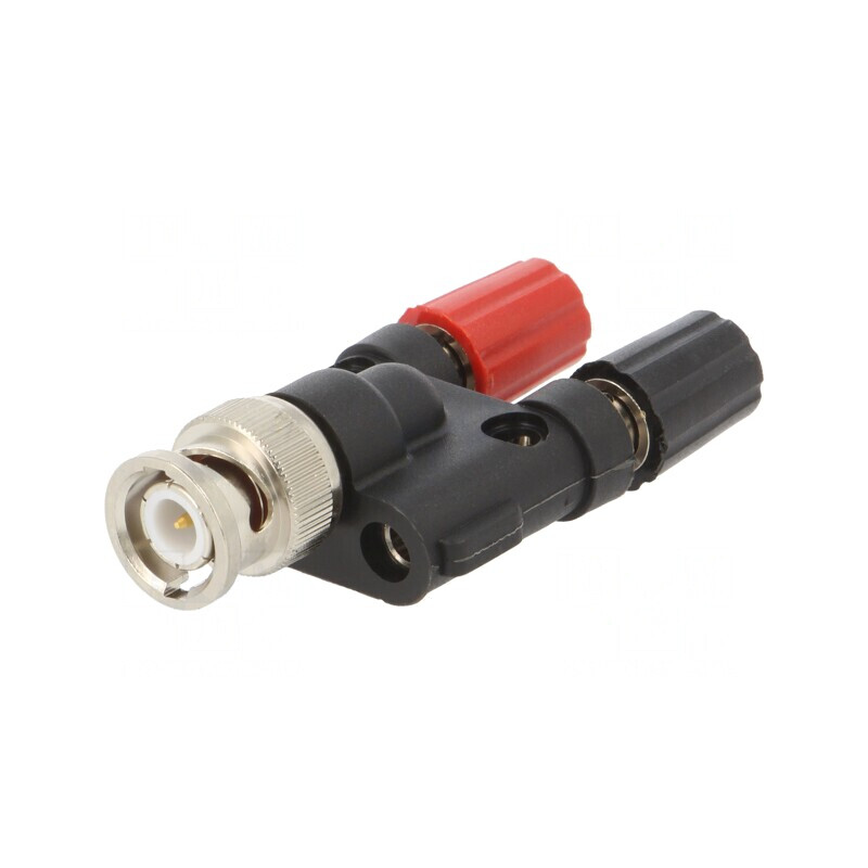Adaptor Banană 4mm la BNC 500VAC | Electronic-mag.ro | Componente Electronice