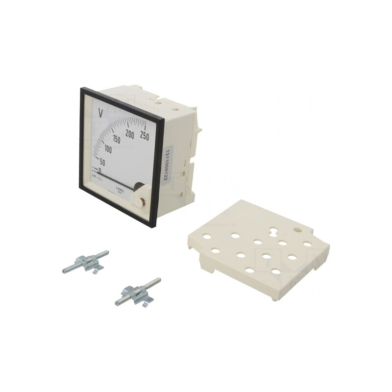Voltmetru Panou True RMS 0-250V 40-72Hz | Electronic-mag.ro | Componente Electronice