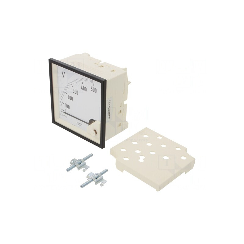 Voltmetru Panou True RMS 0-500V 40-72Hz Clasa 1.5 | Electronic-mag.ro | Componente Electronice