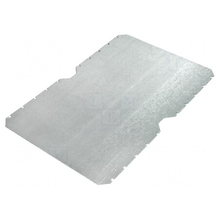 Placă de montare oțel 400mm x 600mm x 1,5mm CAB, EKIV 64H | Electronic-mag.ro | Componente Electronice
