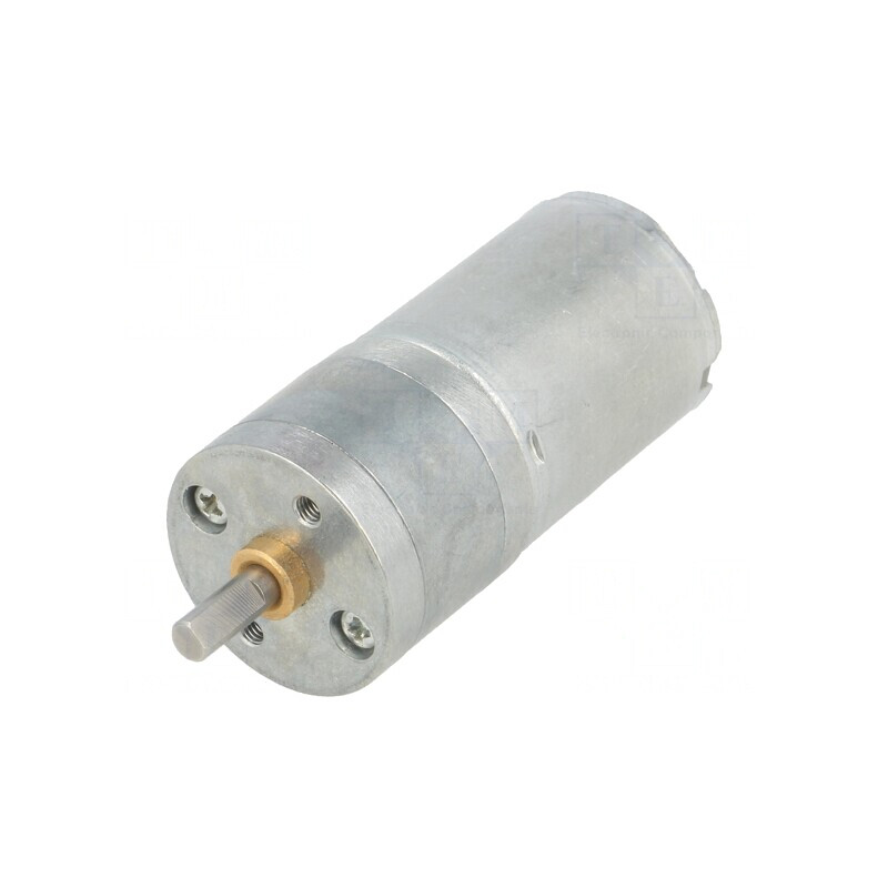 Motor DC cu Transmisie 6V 2,4A Ax Crestătură D 47:1 Metal 25x52mm | Electronic-mag.ro | Componente Electronice