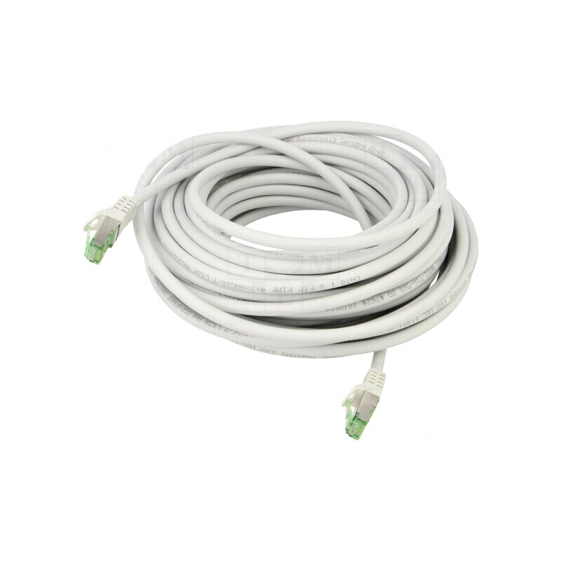 Patch Cord S/FTP Cat 8.1 LSZH Gri 20m | Electronic-mag.ro | Componente Electronice