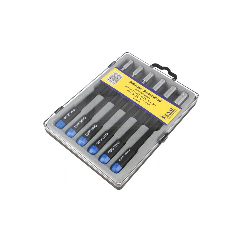 Kit Șurubelnițe Cap Hexagonal 6 Bucăți | Electronic-mag.ro | Componente Electronice