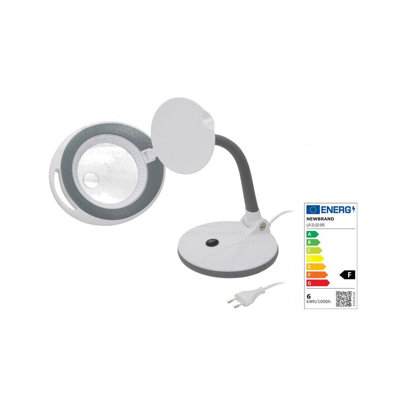 Lupă de Masă cu Iluminare LED 6W 570lm | Electronic-mag.ro | Componente Electronice