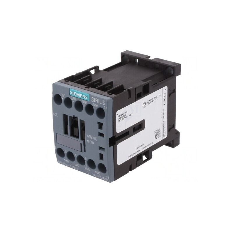 Contactor 4 Pol x4 24VAC 10A DIN Rail | Electronic-mag.ro | Componente Electronice