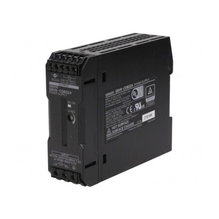 Alimentator Pulsatoriu 60W 24V 2.5A pentru Şină DIN | Electronic-mag.ro | Componente Electronice