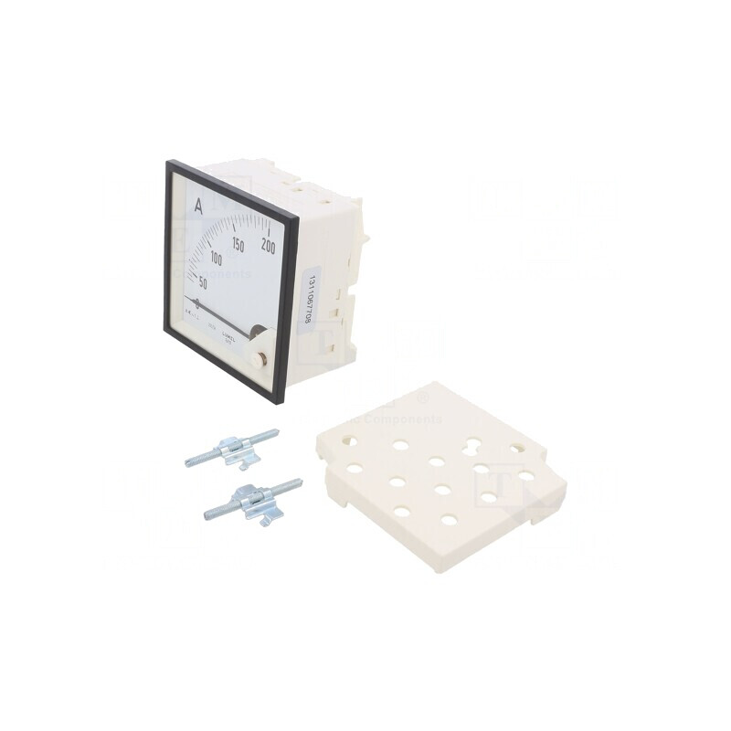 Ampermetru Panou AC 0-200A True RMS Clasa 1.5 | Electronic-mag.ro | Componente Electronice