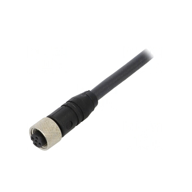 Cablu M12 Conectare 5m 50VAC 4A | Electronic-mag.ro | Componente Electronice