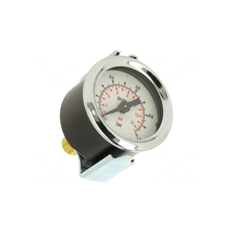 Manometru 0-1 bar 40mm Lichide și Gaze Inerte | Electronic-mag.ro | Componente Electronice