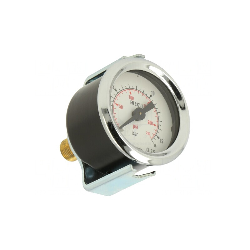 Manometru 0-16 Bar 40mm Lichide și Gaze Inerte | Electronic-mag.ro | Componente Electronice
