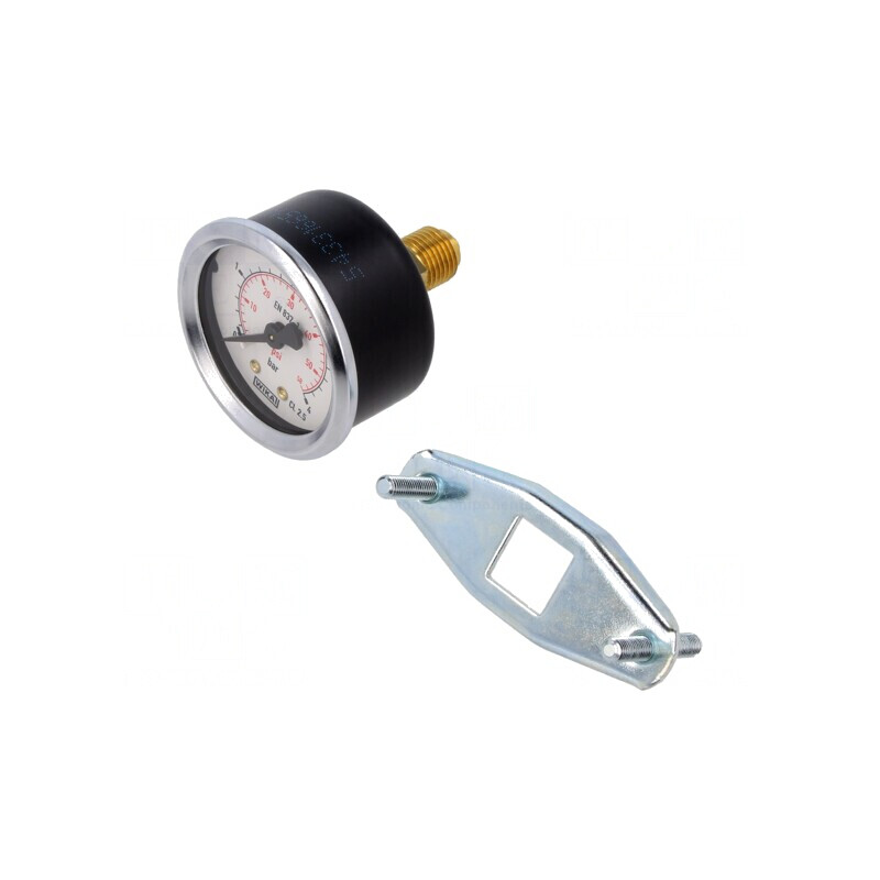Manometru 0-4 bar 50mm pentru lichide și gaze inerte | Electronic-mag.ro | Componente Electronice