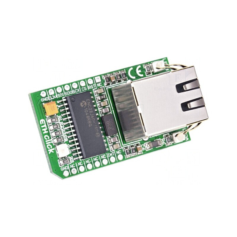 ETH CLICK - Placă Controler Ethernet SPI ENC28J60 | Electronic-mag.ro | Componente Electronice ETH CLICK - Placă Controler Ethernet SPI ENC28J60 | Electronic-mag.ro | Componente Electronice