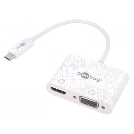 Adaptor USB 3.0 D-Sub 15pin HDMI USB C Alb | Electronic-mag.ro | Componente Electronice
