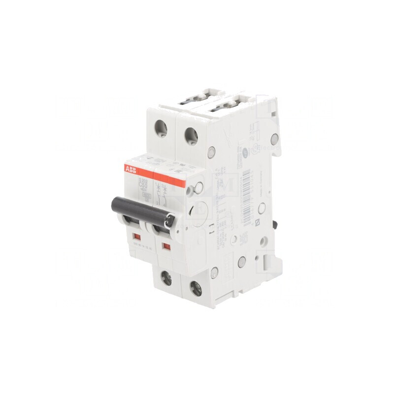 Întrerupător de Supracurent 50A 2P 6kA 230/400VAC | Electronic-mag.ro | Componente Electronice