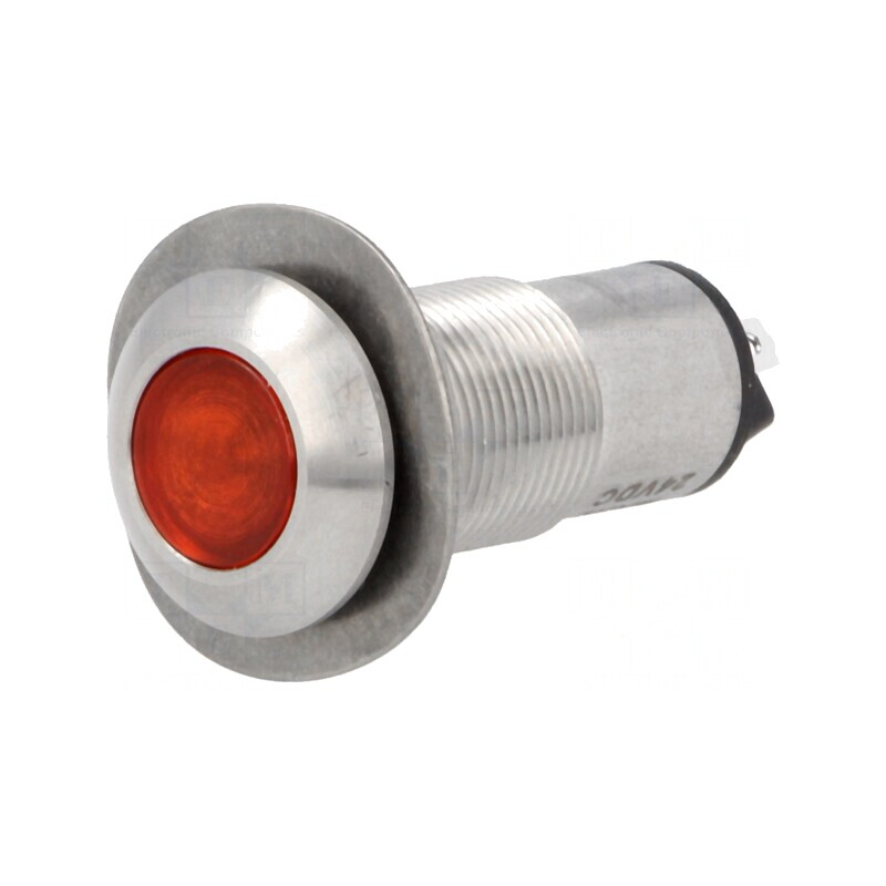Lampă de control LED roșie 24VDC Ø13mm IP67 | Electronic-mag.ro | Componente Electronice Lampă de control LED roșie 24VDC Ø13mm IP67 | Electronic-mag.ro | Componente Electronice