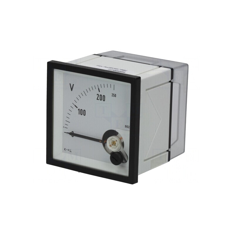 Voltmetru Panou 0-250V True RMS 45-65Hz Clasa 1,5 | Electronic-mag.ro | Componente Electronice